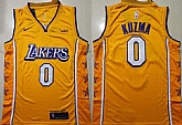 Lakers 0 Kyle Kuzma Yellow 2019-20 City Edition Nike Swingman Jersey,baseball caps,new era cap wholesale,wholesale hats